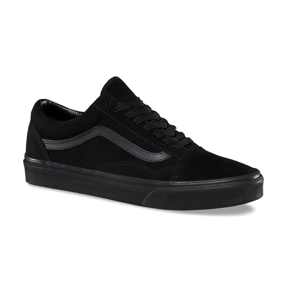 vans black suede shoes