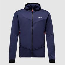 Salewa Sella Crevasse Hooded Dark Denim Pánske Mikiny