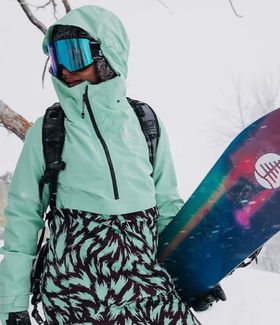 Burton Ak Gore-Tex 2L Kimmy Anorak Powder Mint Purple Root Dámska Bunda