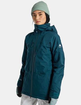 Burton Gore-Tex Pillowline Deep Emerald Dámska Zateplená Bunda