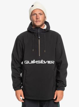 Quiksilver Live For The Ride True Black Pánska Funkčná Mikina