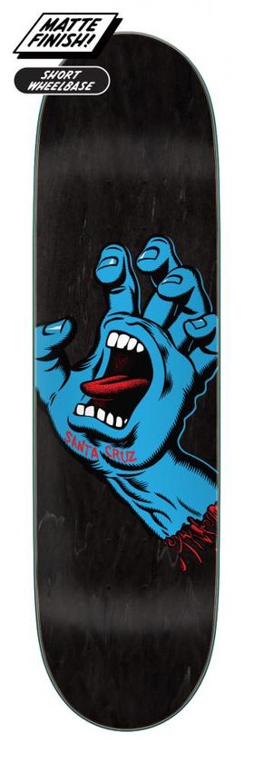 Santa Cruz Deck Screaming Hand 8.6 Black Doska Na Skatebord